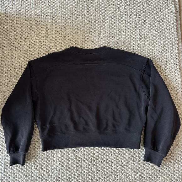 Lululemon Softstreme Perfectly Oversized Cropped Crew Sweater - Women’s US4 - Picture 5 of 7